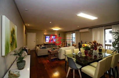 Apartamento à venda, 149 m² por R$ 1.390.000,00 - Embaré - Santos/SP