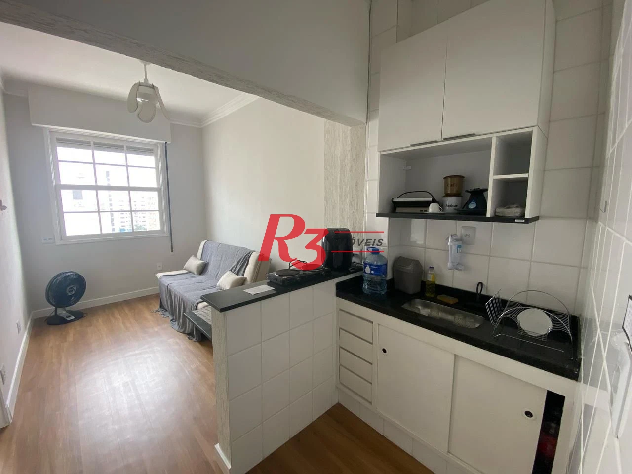 Apartamento com 1 dormitório à venda, 45 m² por R$ 330.000,00 - Embaré - Santos/SP