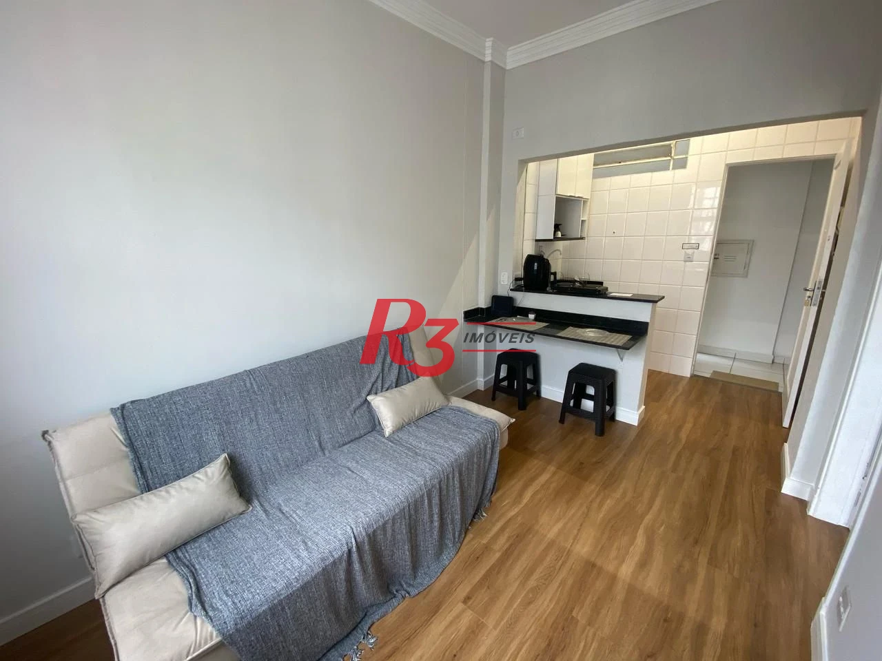 Apartamento com 1 dormitório à venda, 45 m² por R$ 330.000,00 - Embaré - Santos/SP