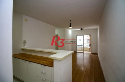 Apartamento com 3 dormitórios à venda, 77 m² por R$ 650.000,00 - Ponta da Praia - Santos/SP