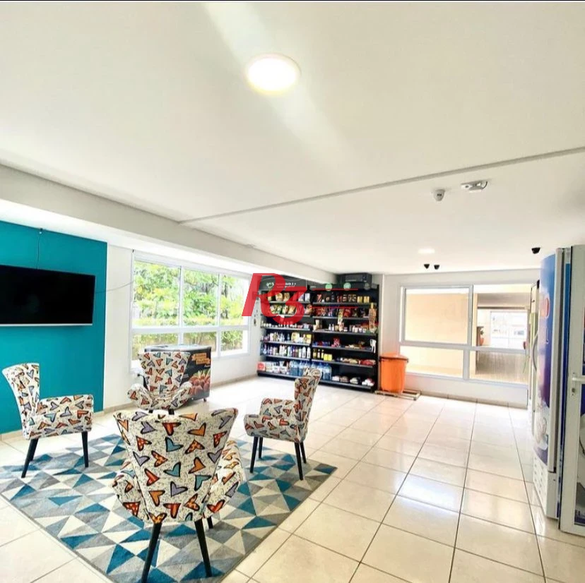 Apartamento com 2 dormitórios à venda, Vista Mar - Porteira Fechada no Guarujá/SP