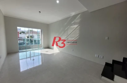 Casa à venda, 134 m² por R$ 867.000,00 - Aparecida - Santos/SP