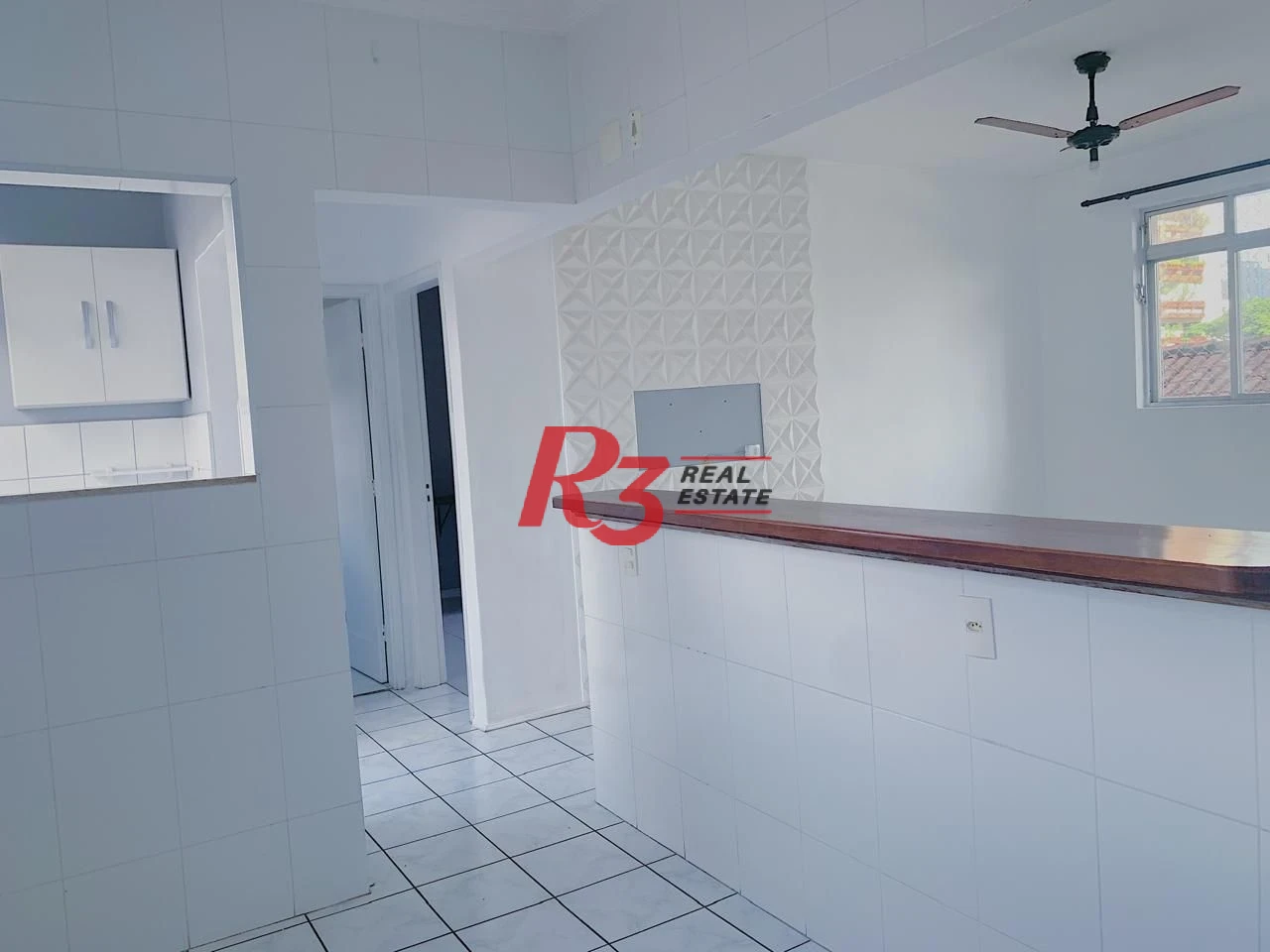 Apartamento com 1 dormitório para alugar, 65 m² por R$ 3.000,02/mês - Aparecida - Santos/SP