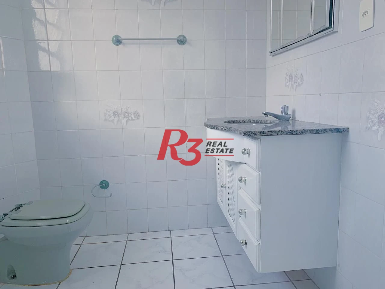 Apartamento com 1 dormitório para alugar, 65 m² por R$ 3.000,02/mês - Aparecida - Santos/SP