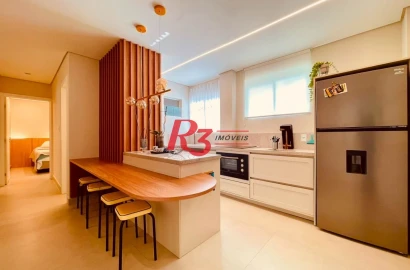 Apartamento com 2 dormitórios, 70 m² - venda por R$ 660.000,00 ou aluguel por R$ 4.500,00/mês - Boqueirão - Santos/SP