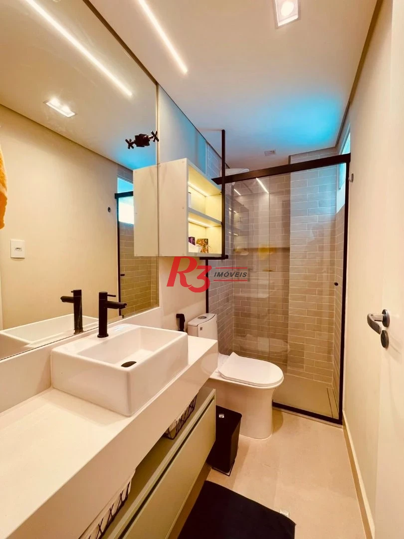 Apartamento com 2 dormitórios, 70 m² - venda por R$ 660.000,00 ou aluguel por R$ 4.500,00/mês - Boqueirão - Santos/SP