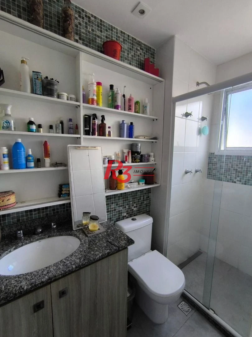 Apartamento com 2 dormitórios à venda, 84 m² por R$ 650.000,00 - Marapé - Santos/SP