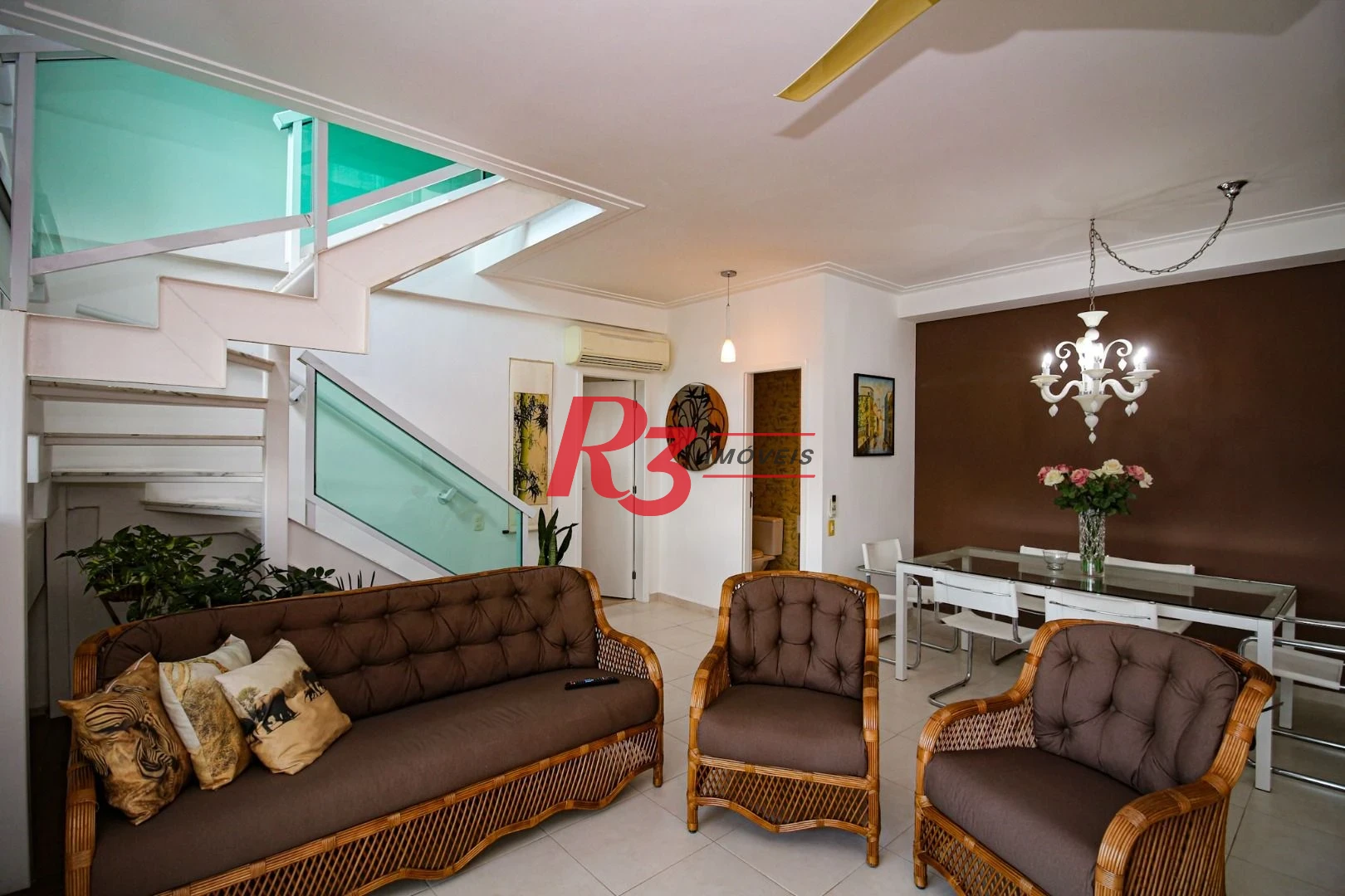 Cobertura com 2 dormitórios para alugar, 123 m² por R$ 8.500,00/mês - José Menino - Santos/SP