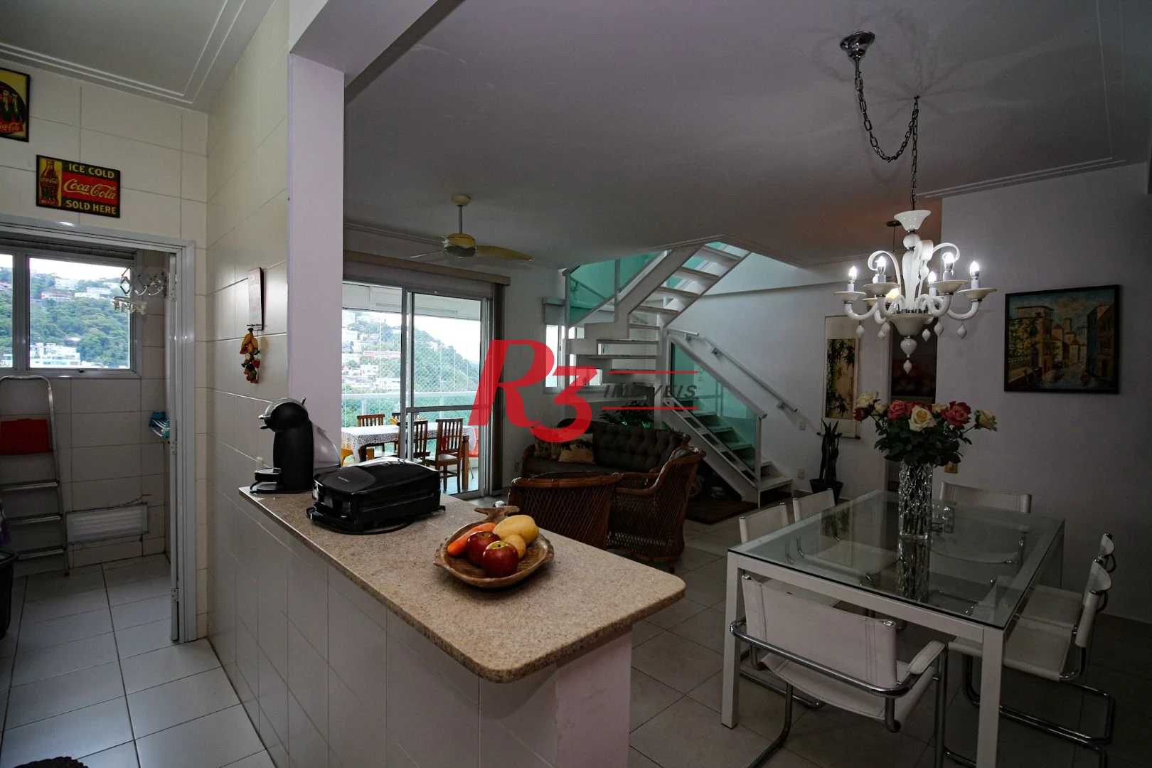 Cobertura com 2 dormitórios para alugar, 123 m² por R$ 8.500,00/mês - José Menino - Santos/SP