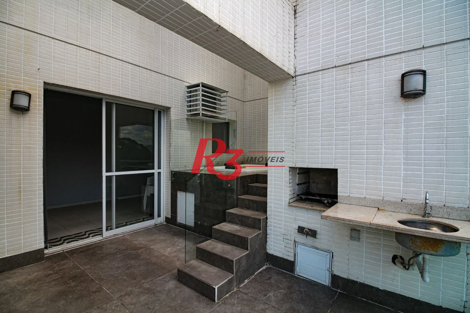 Cobertura com 2 dormitórios para alugar, 123 m² por R$ 8.500,00/mês - José Menino - Santos/SP