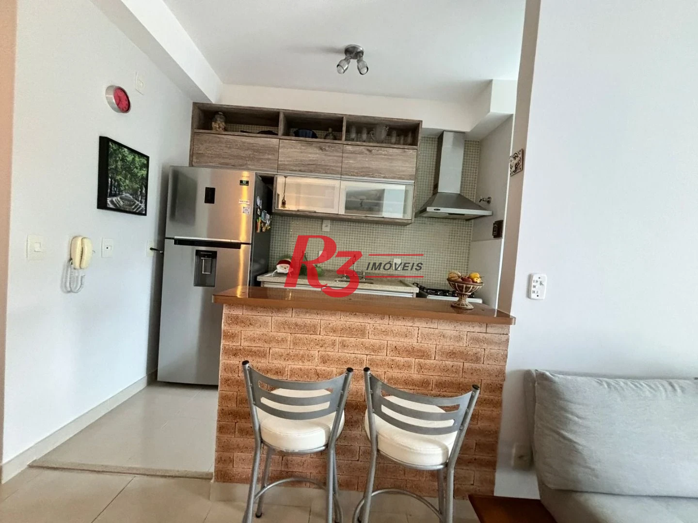 Apartamento com 2 dormitórios à venda, 64 m² por R$ 615.000,00 - Marapé - Santos/SP