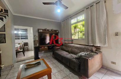 Sobrado com 2 dormitórios à venda, 98 m² por R$ 650.000,00 - Campo Grande - Santos/SP