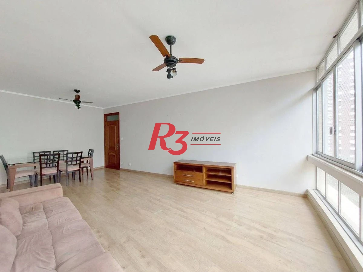 Apartamento à venda, 140 m² - Gonzaga - Santos/SP