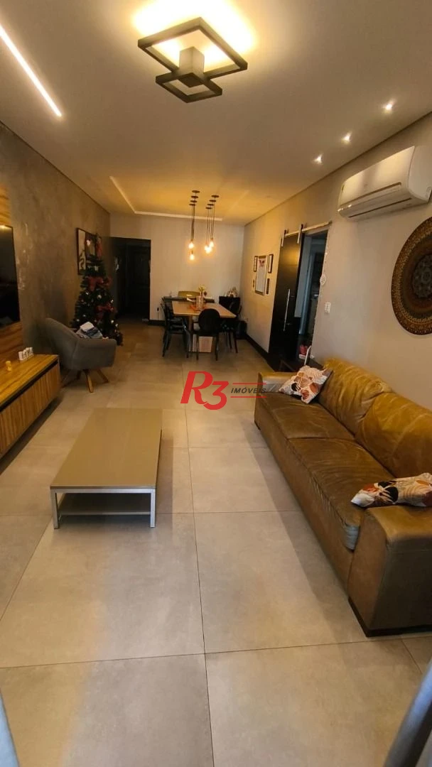 Apartamento à venda, 132 m² por R$ 1.300.000,00 - Pompéia - Santos/SP