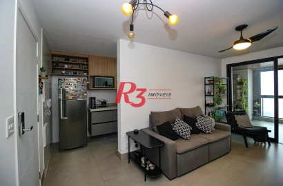 Apartamento à venda, 83 m² por R$ 1.330.000,00 - Boqueirão - Santos/SP