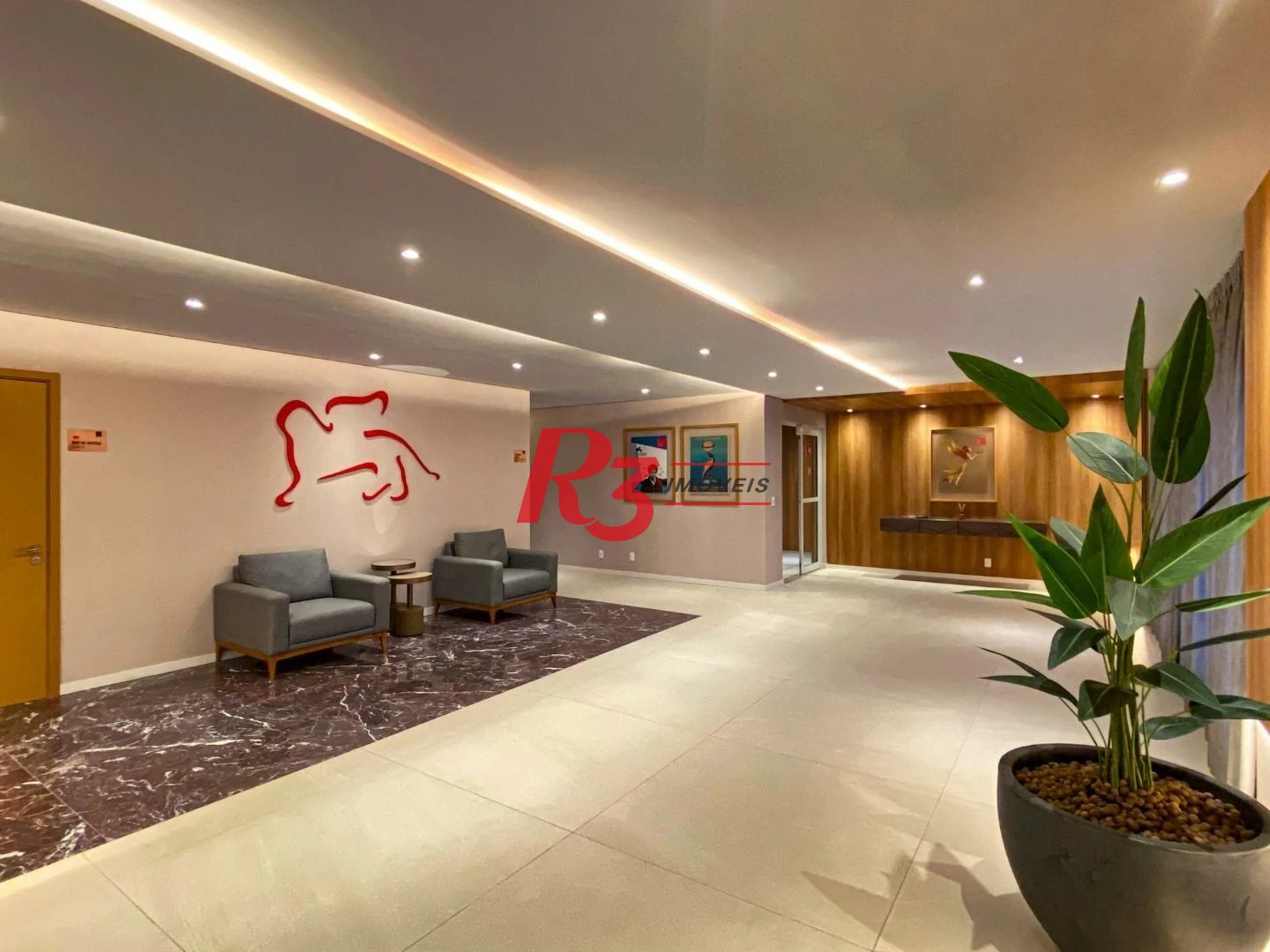Apartamento com 3 dormitórios à venda, 99 m² por R$ 2.100.000,00 - Gonzaga - Santos/SP