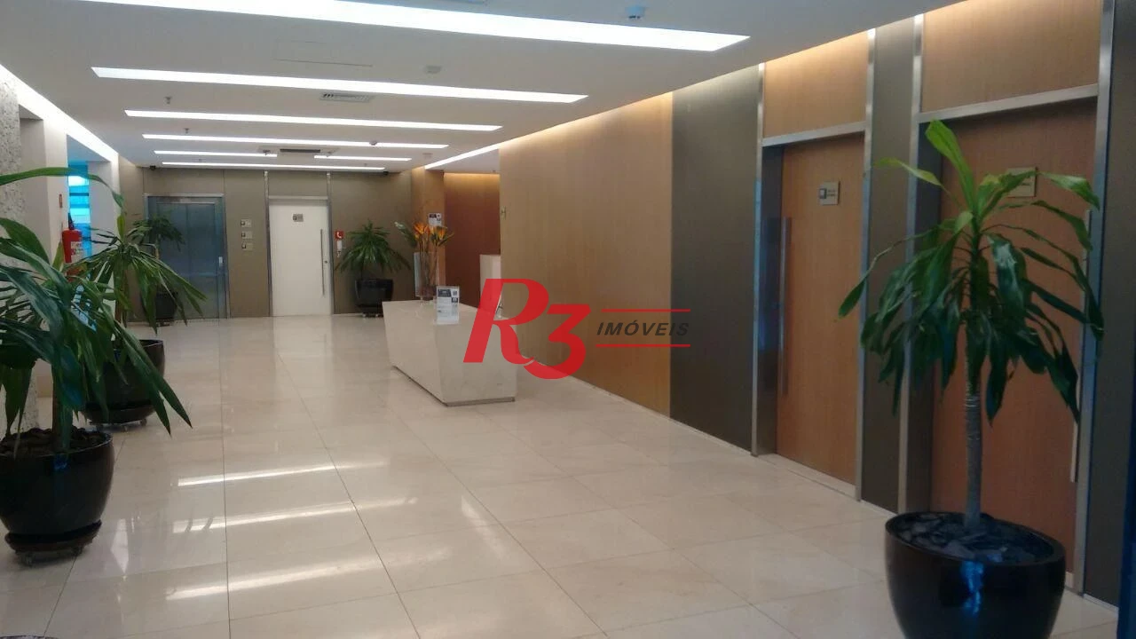 Sala duplex Comercial 94m2 com 2 vagas em Santos