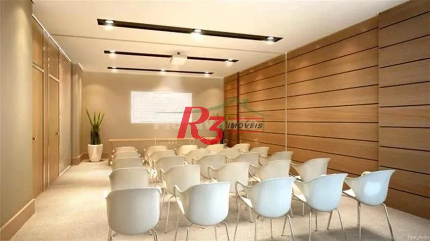 Sala duplex Comercial 94m2 com 2 vagas em Santos
