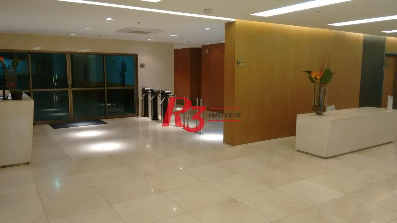 Sala duplex Comercial 94m2 com 2 vagas em Santos