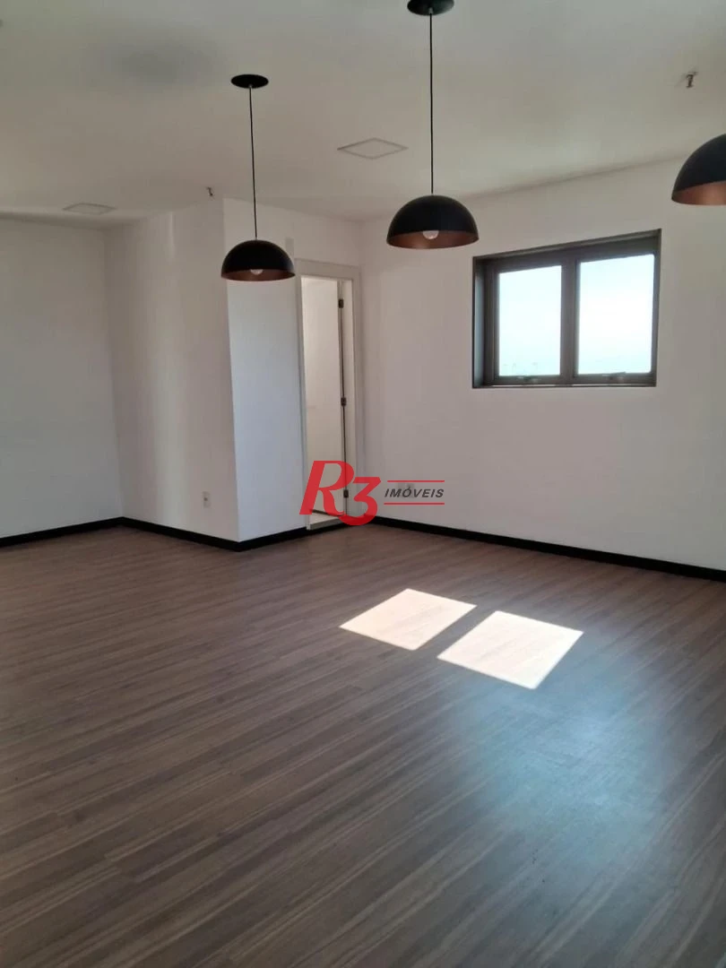 Sala duplex Comercial 94m2 com 2 vagas em Santos