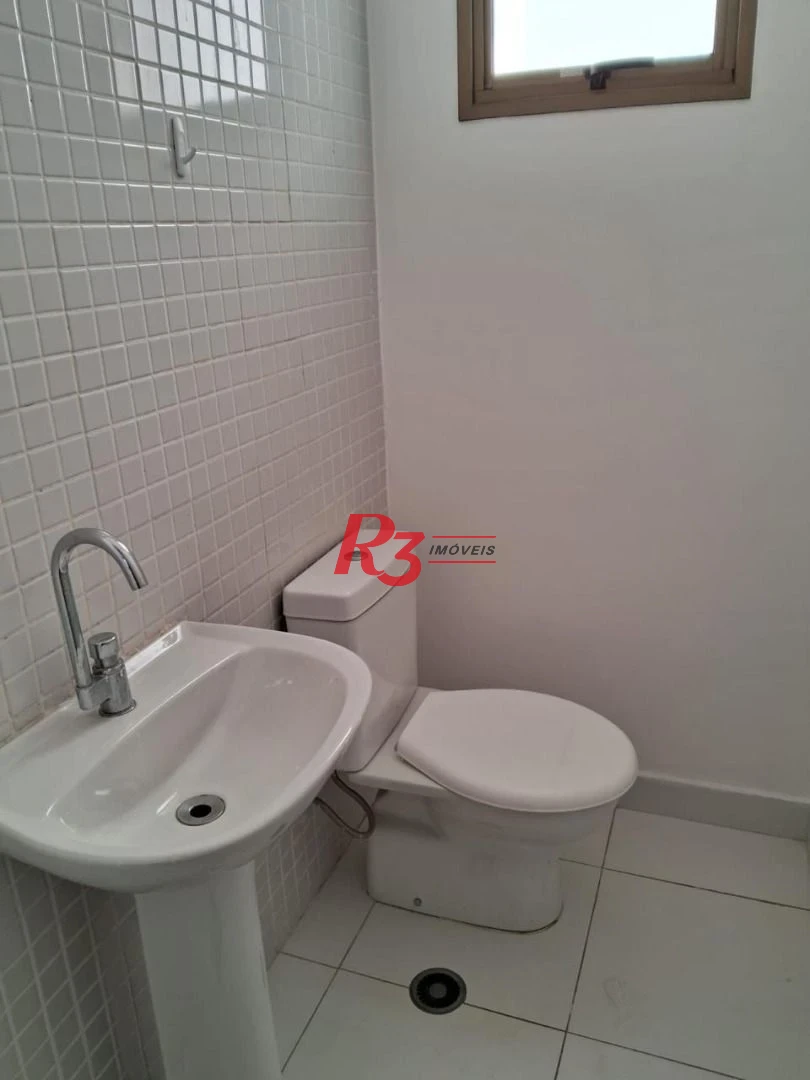 Sala duplex Comercial 94m2 com 2 vagas em Santos