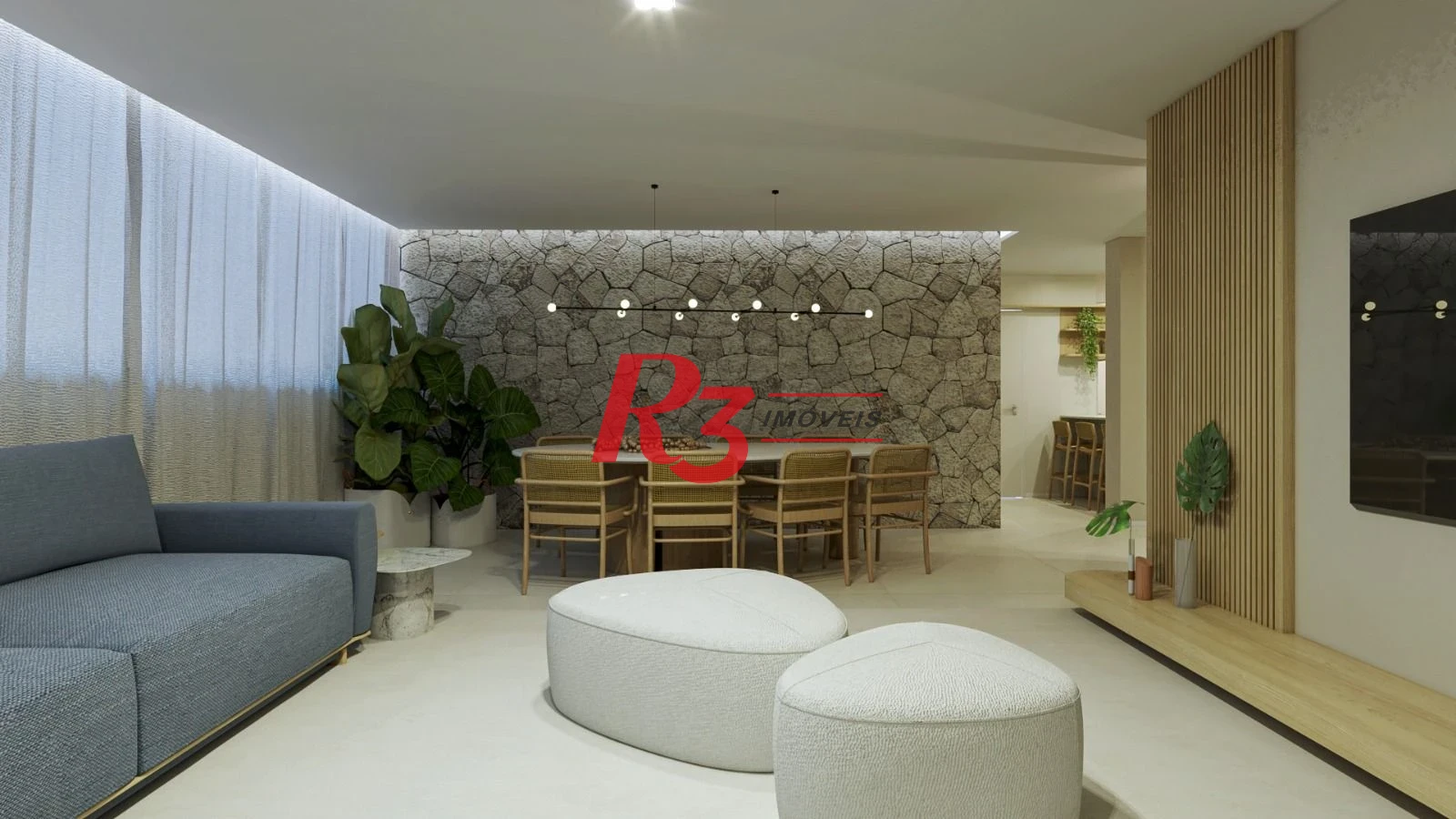 Apartamento com 3 dormitórios à venda, 186 m² por R$ 2.290.000,00 - Boqueirão - Santos/SP