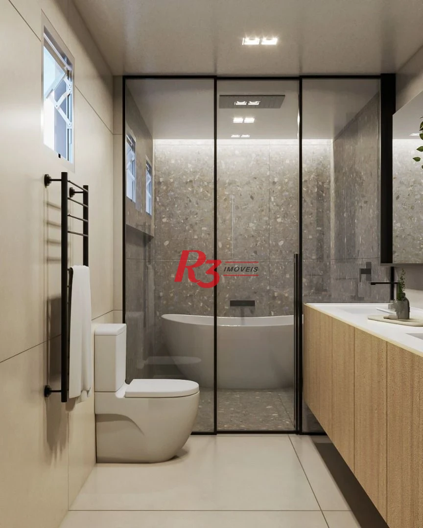 Apartamento com 3 dormitórios à venda, 186 m² por R$ 2.290.000,00 - Boqueirão - Santos/SP