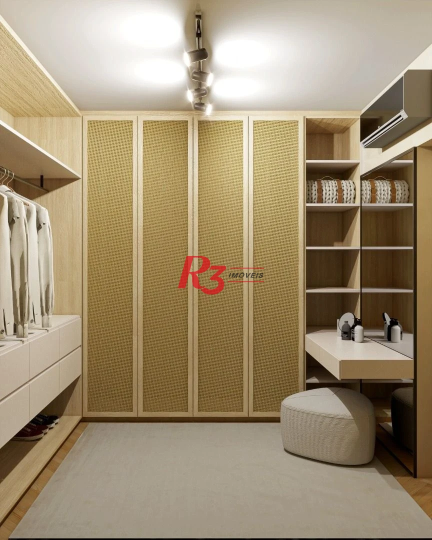 Apartamento com 3 dormitórios à venda, 186 m² por R$ 2.290.000,00 - Boqueirão - Santos/SP