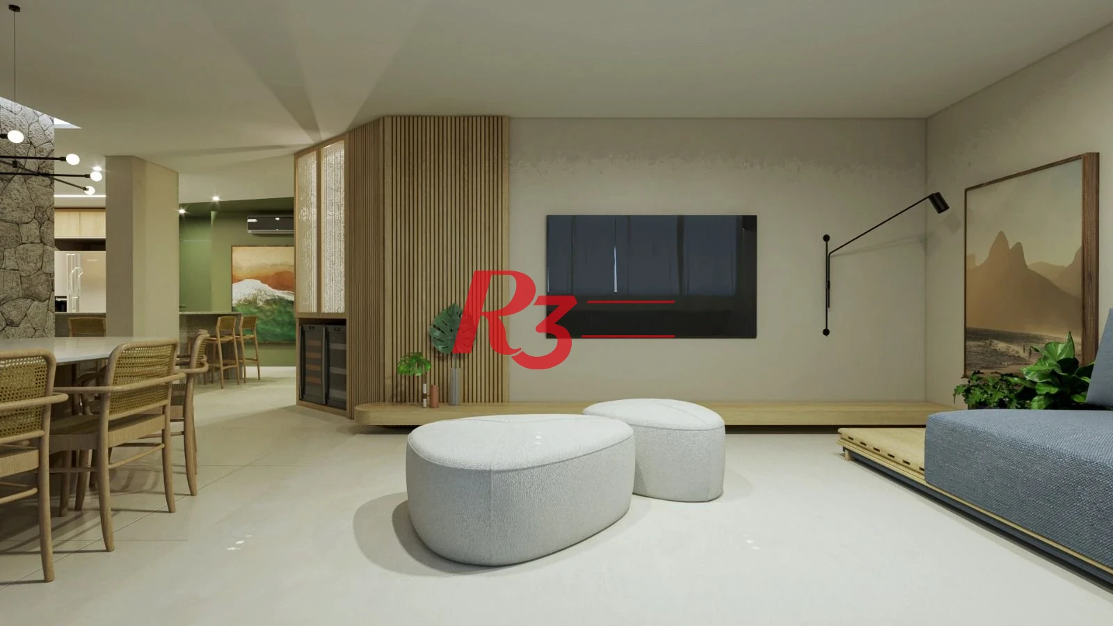 Apartamento com 3 dormitórios à venda, 186 m² por R$ 2.290.000,00 - Boqueirão - Santos/SP