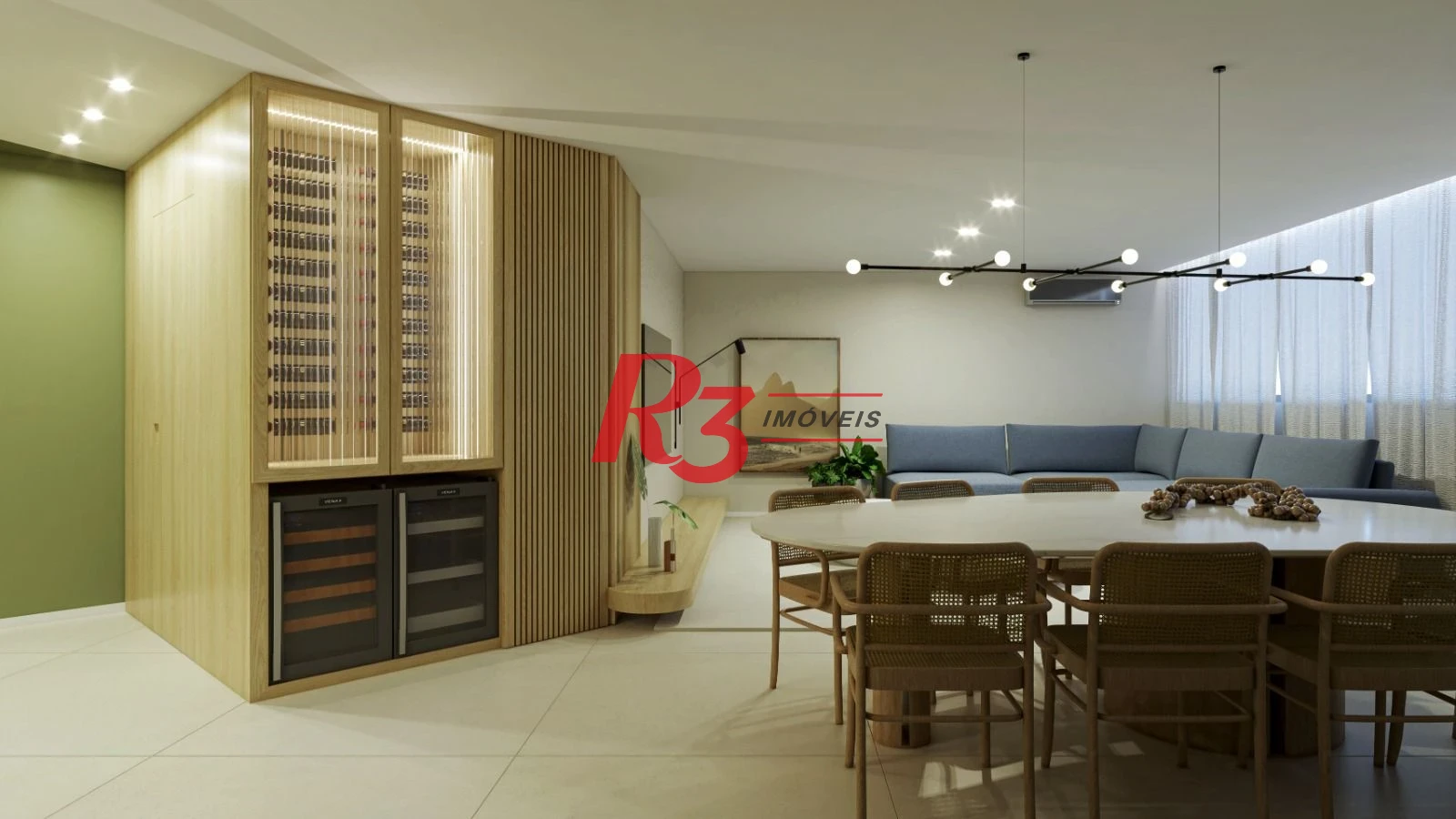 Apartamento com 3 dormitórios à venda, 186 m² por R$ 2.290.000,00 - Boqueirão - Santos/SP