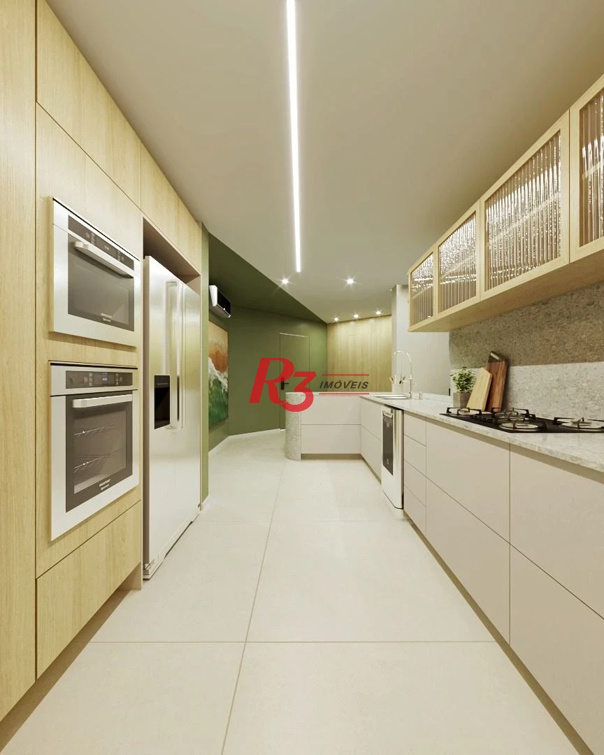 Apartamento com 3 dormitórios à venda, 186 m² por R$ 2.290.000,00 - Boqueirão - Santos/SP