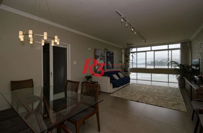 Apartamento com 3 dormitórios à venda, 196 m² por R$ 1.350.000,00 - José Menino - Santos/SP