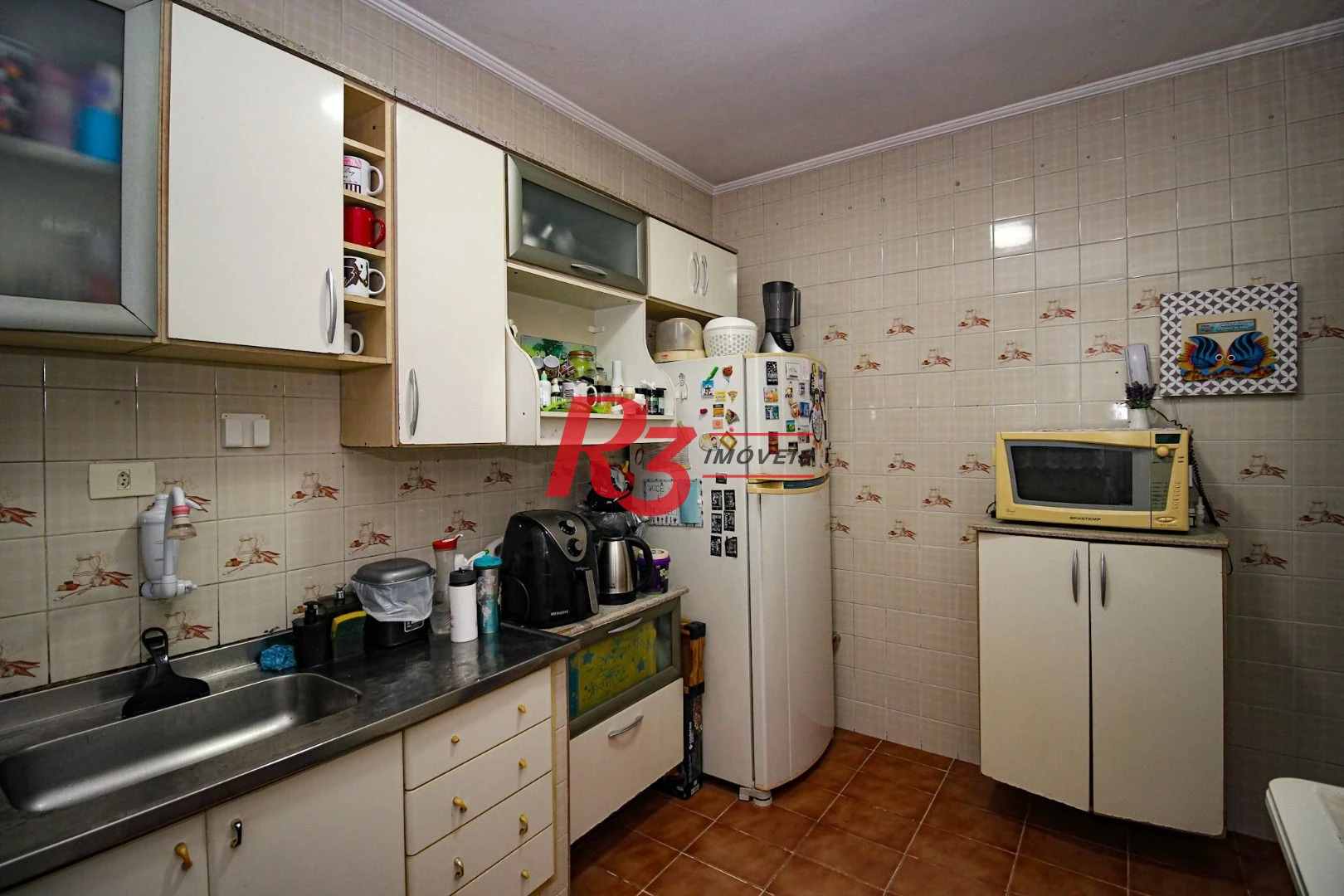 Apartamento com 2 dormitórios à venda, 80 m² por R$ 325.000,00 - Encruzilhada - Santos/SP