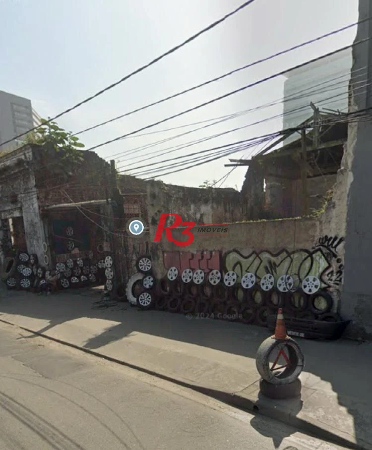 Terreno à venda, 840 m² por R$ 4.500.000,00 - Valongo - Santos/SP