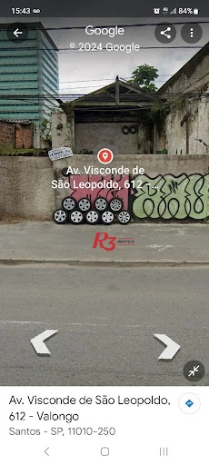 Terreno à venda, 840 m² por R$ 4.500.000,00 - Valongo - Santos/SP