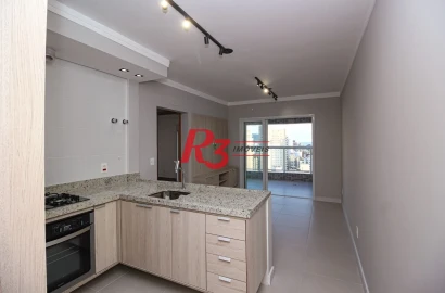 Apartamento com 2 dormitórios para alugar, 65 m² por R$ 6.900,00/mês - Vila Rica - Santos/SP