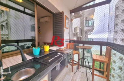 Apartamento à venda, 147 m² por R$ 1.800.000,00 - Boqueirão - Santos/SP
