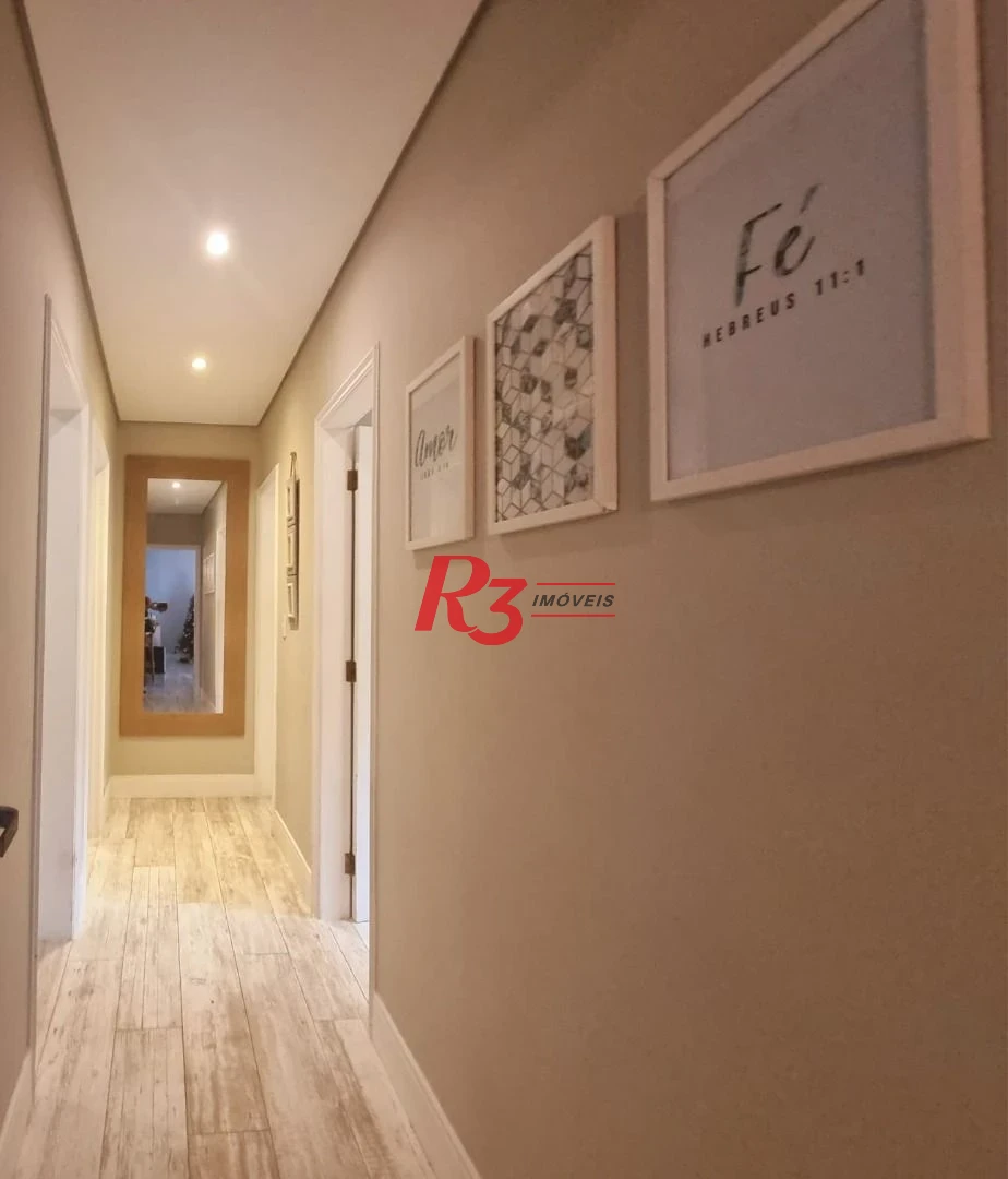 Apartamento à venda, 147 m² por R$ 1.800.000,00 - Boqueirão - Santos/SP