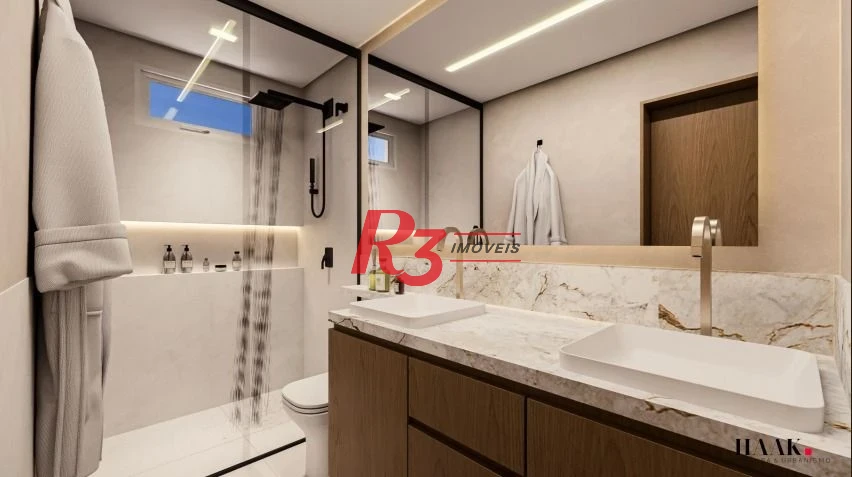 Apartamento à venda, 140 m² por R$ 2.400.000,00 - Embaré - Santos/SP