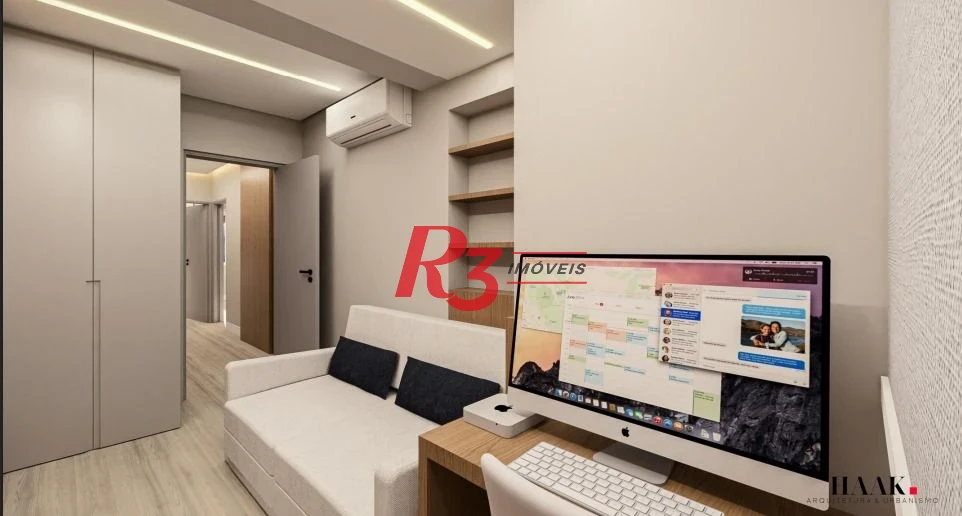Apartamento à venda, 140 m² por R$ 2.400.000,00 - Embaré - Santos/SP