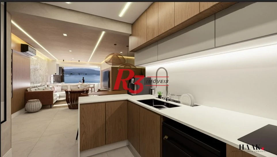 Apartamento à venda, 140 m² por R$ 2.400.000,00 - Embaré - Santos/SP