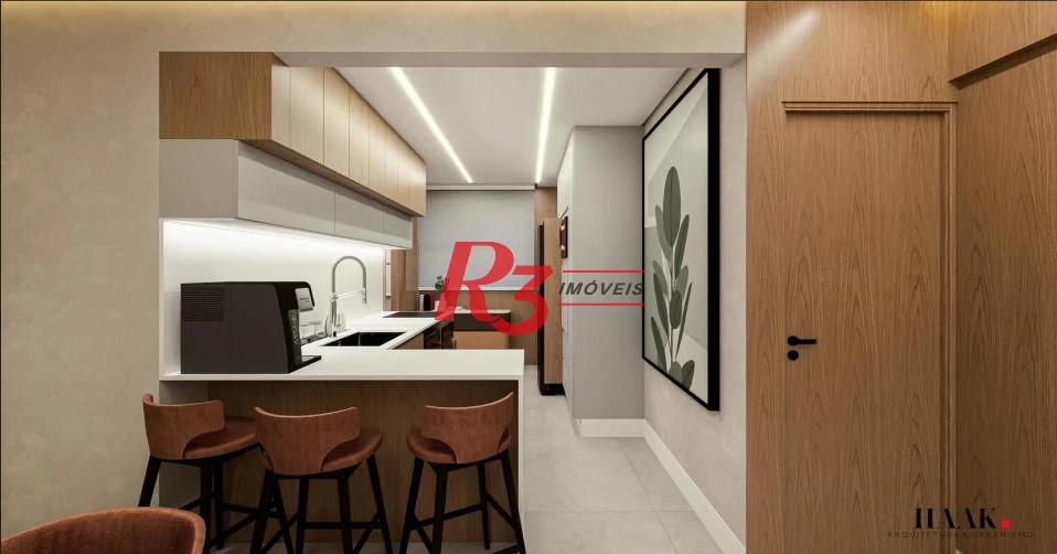 Apartamento à venda, 140 m² por R$ 2.400.000,00 - Embaré - Santos/SP