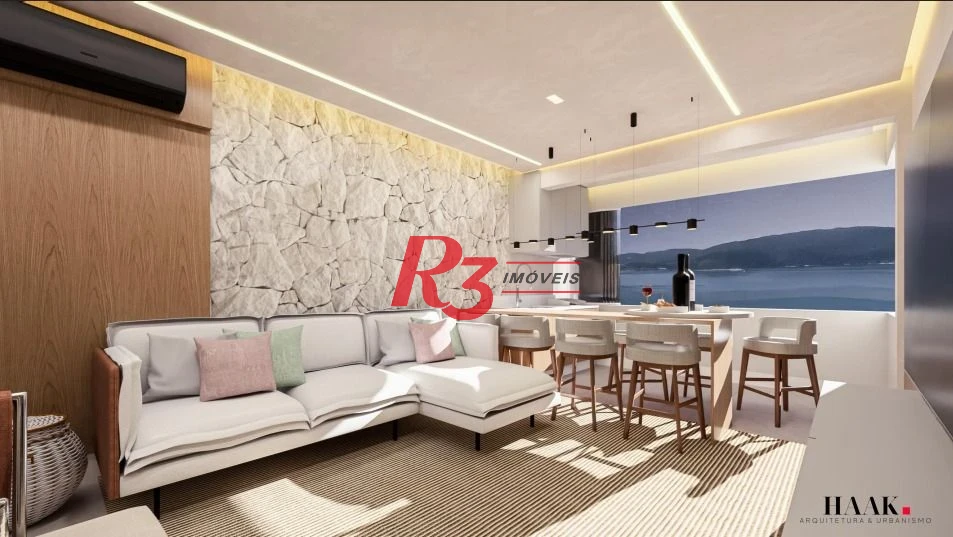 Apartamento à venda, 140 m² por R$ 2.400.000,00 - Embaré - Santos/SP