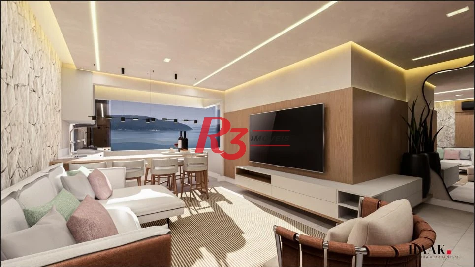 Apartamento à venda, 140 m² por R$ 2.400.000,00 - Embaré - Santos/SP