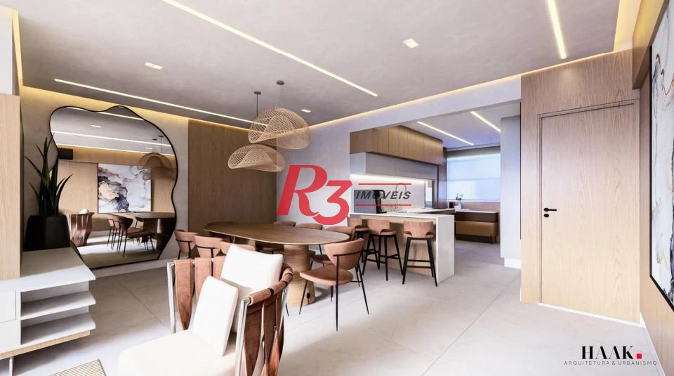 Apartamento à venda, 140 m² por R$ 2.400.000,00 - Embaré - Santos/SP