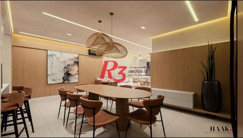 Apartamento à venda, 140 m² por R$ 2.400.000,00 - Embaré - Santos/SP