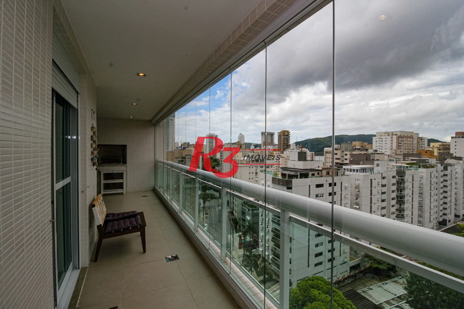 Apartamento para alugar, 158 m² por R$ 16.500,02/mês - Aparecida - Santos/SP