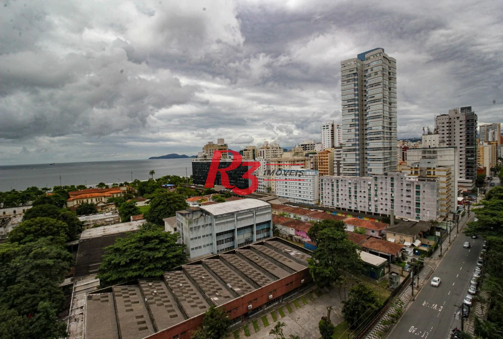 Apartamento para alugar, 158 m² por R$ 16.500,02/mês - Aparecida - Santos/SP