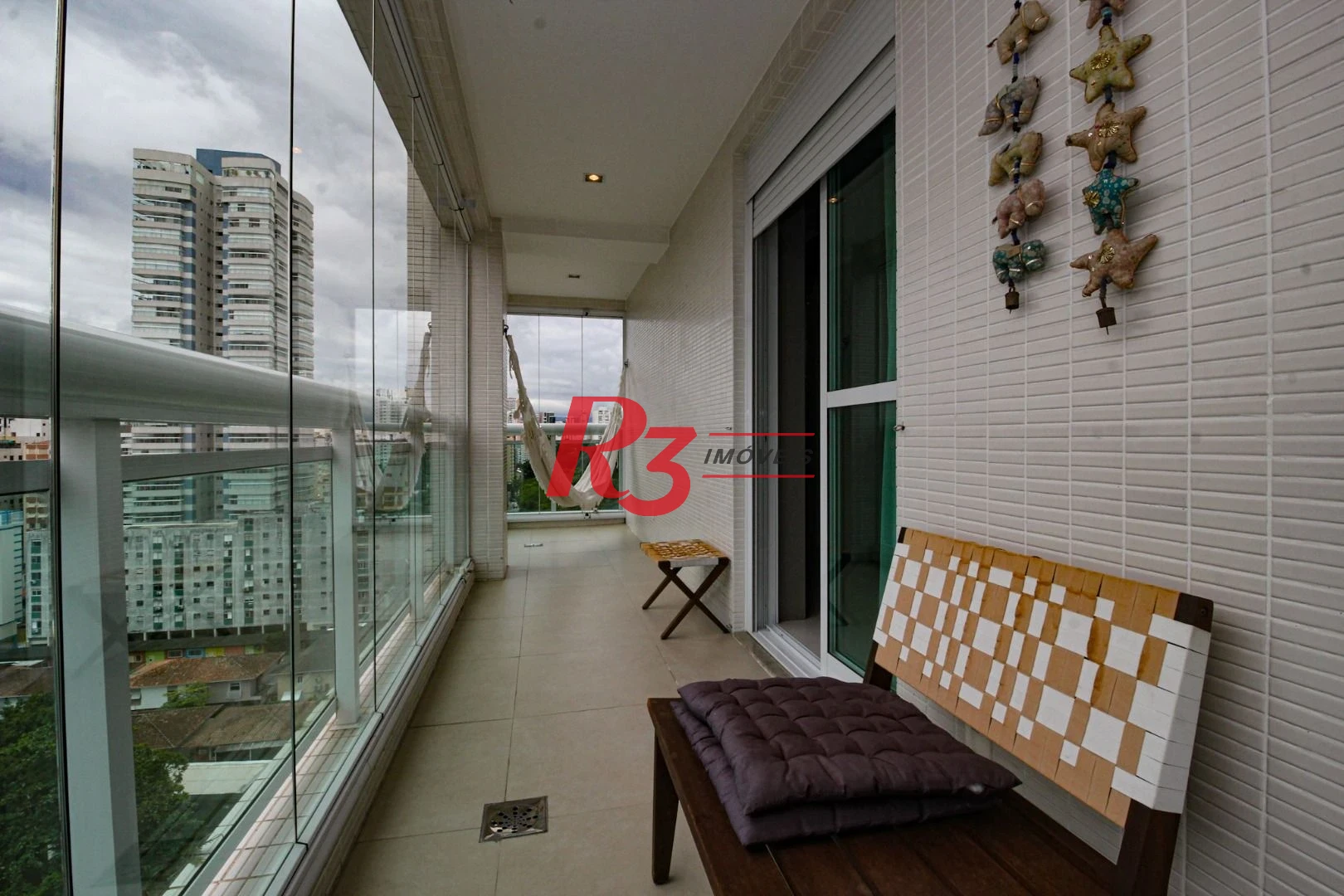 Apartamento para alugar, 158 m² por R$ 16.500,02/mês - Aparecida - Santos/SP