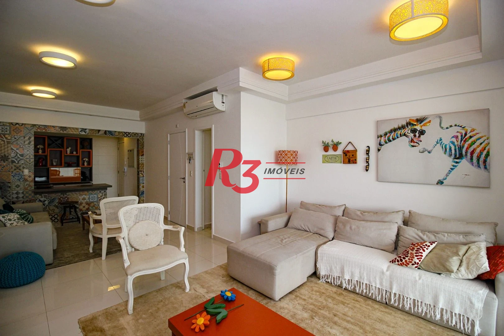 Apartamento para alugar, 158 m² por R$ 16.500,02/mês - Aparecida - Santos/SP